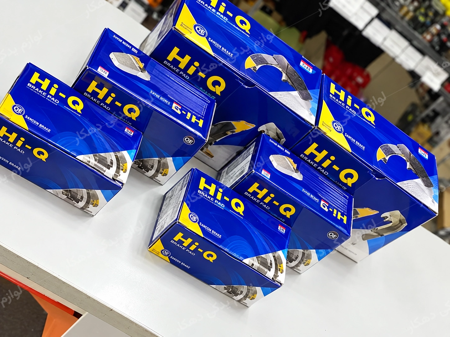 لنت ترمز جلو پژو 206 تیپ 2 و 3 و SDV20 های کیو کره hi-q