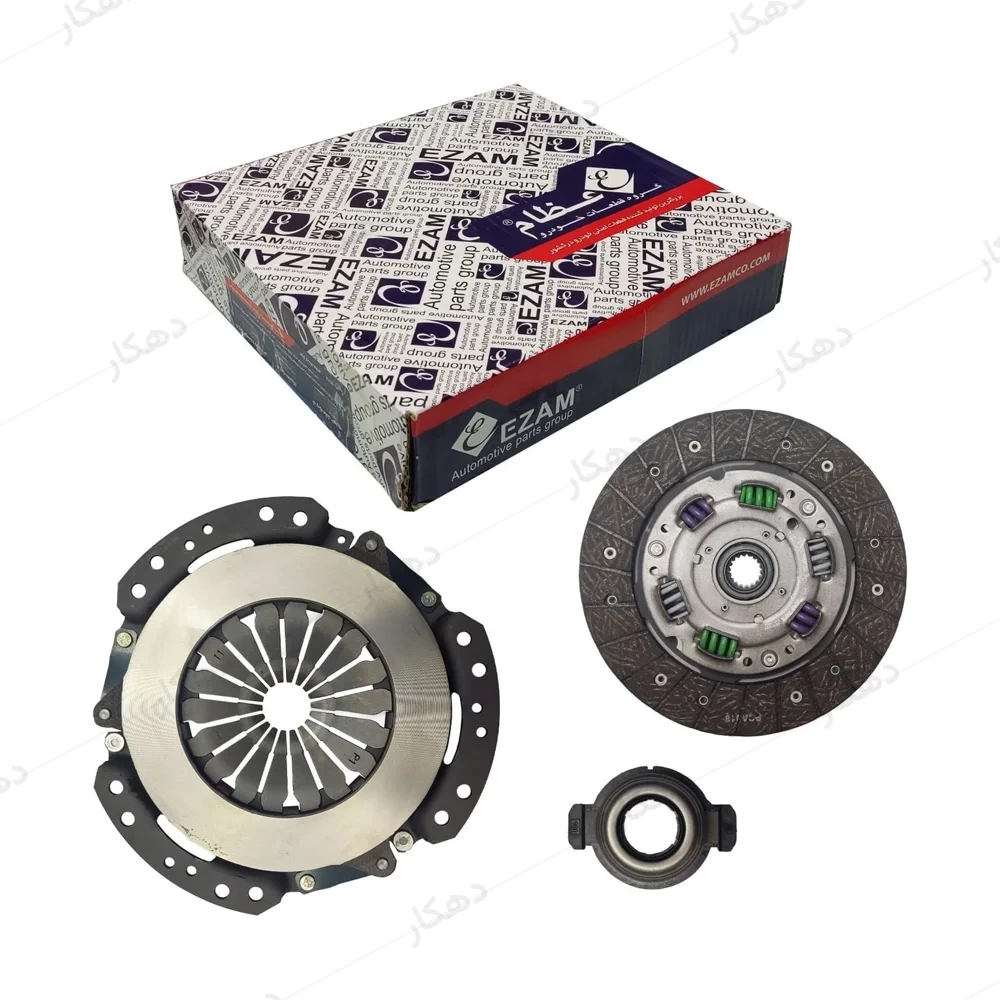 کیت کلاچ عظام EZAM شامل دیسک، صفحه و بلبرینگ مناسب رنو تندر 90 ال90